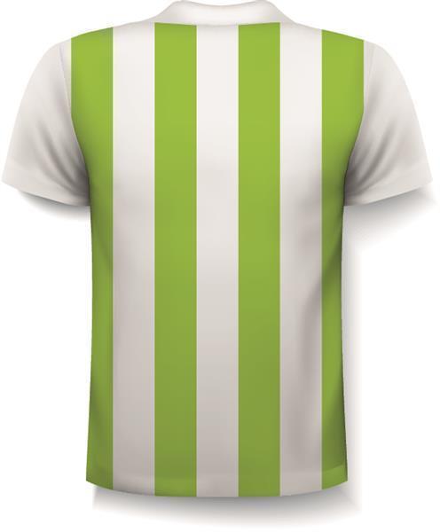 Fußballtrikot Grün Längsstreifen