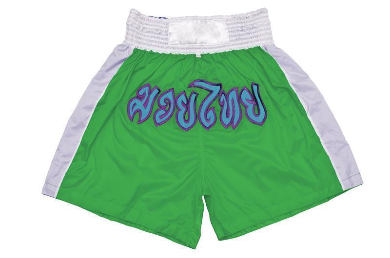 Thai-Boxhose Grün L