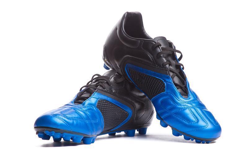 Fußballschuhe, blau 43